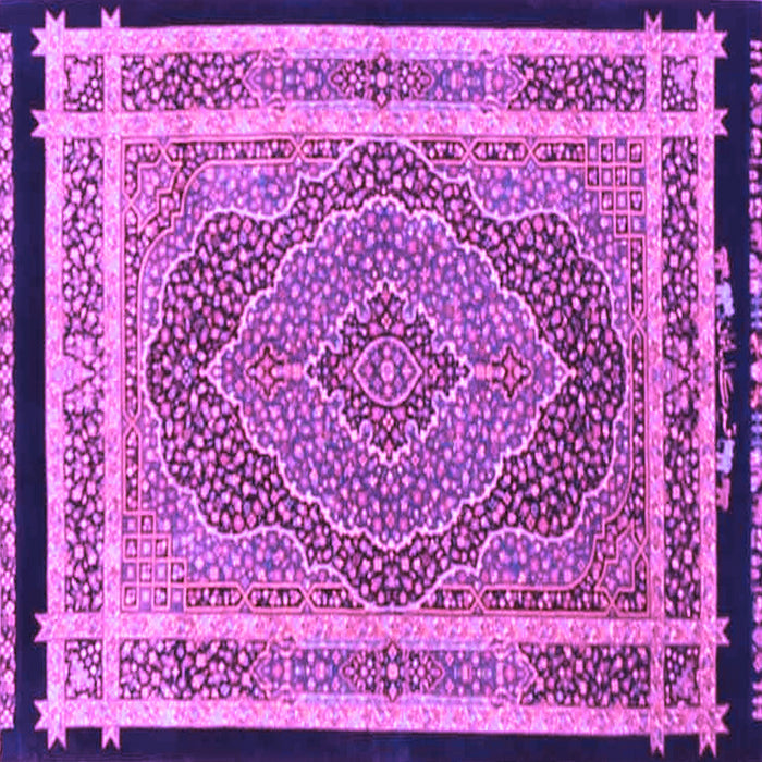 Square Persian Purple Traditional Rug, tr4675pur
