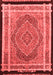 Persian Red Traditional Area Rugs
