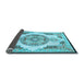 Sideview of Persian Light Blue Traditional Rug, tr4676lblu