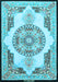 Persian Light Blue Traditional Rug, tr4676lblu