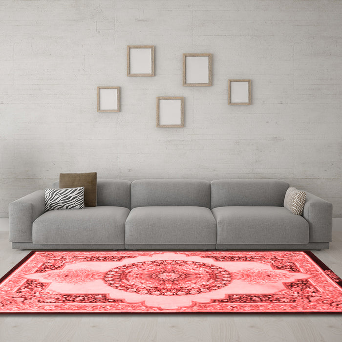 Traditional Red Washable Rugs