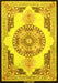 Machine Washable Persian Yellow Traditional Rug, wshtr4676yw