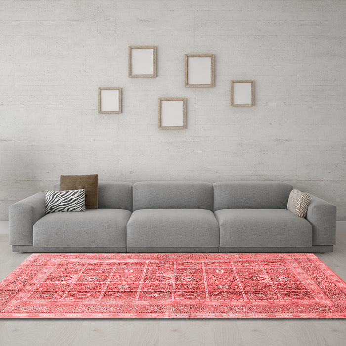 Traditional Red Washable Rugs