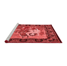 French Red Washable Rugs