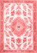 Medallion Red Traditional Area Rugs