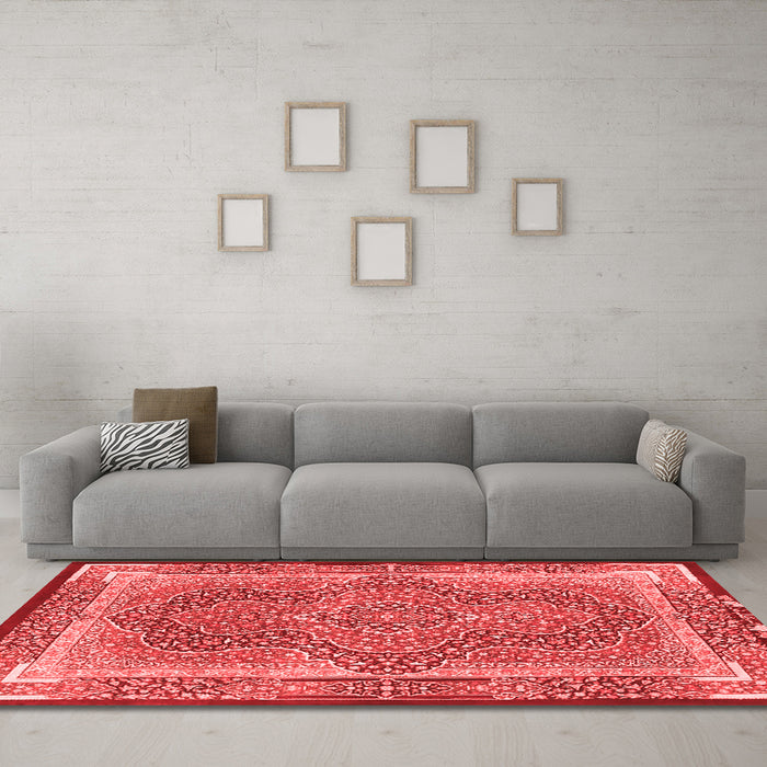 Traditional Red Washable Rugs