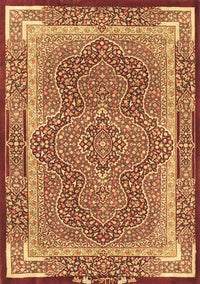 Medallion Brown Traditional Rug, tr4681brn