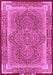 Medallion Pink Traditional Rug, tr4681pnk