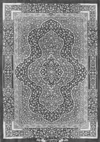 Medallion Gray Traditional Rug, tr4681gry