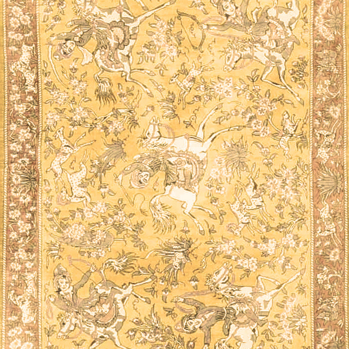 Animal Brown Traditional Rug, tr4682brn