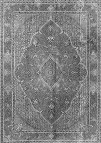 Medallion Gray Traditional Rug, tr4683gry