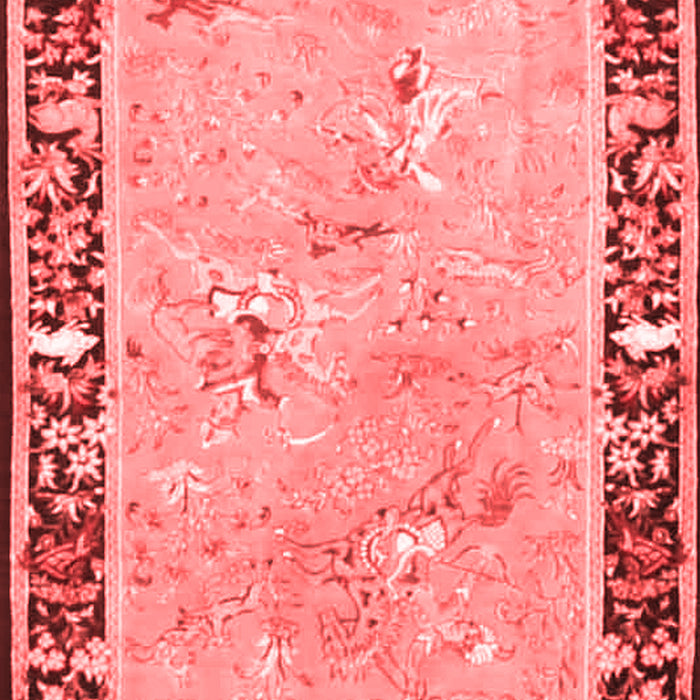 Animal Red Traditional Area Rugs