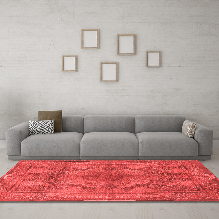 Traditional Red Washable Rugs