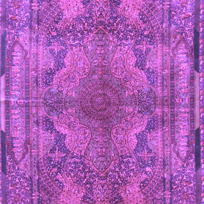 Medallion Purple Traditional Rug, tr4685pur