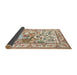 Sideview of Traditional Gold Brown Animal Rug, tr4686