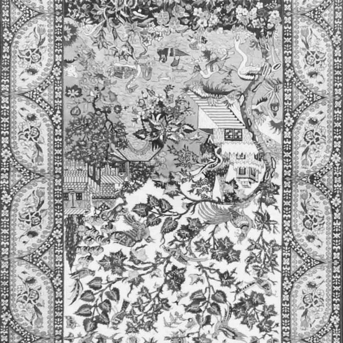 Animal Gray Traditional Rug, tr4686gry