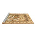 Sideview of Machine Washable Animal Brown Traditional Rug, wshtr4686brn