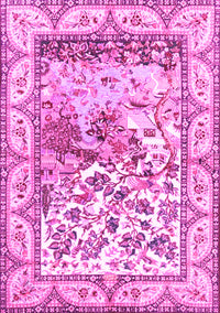 Animal Pink Traditional Rug, tr4686pnk