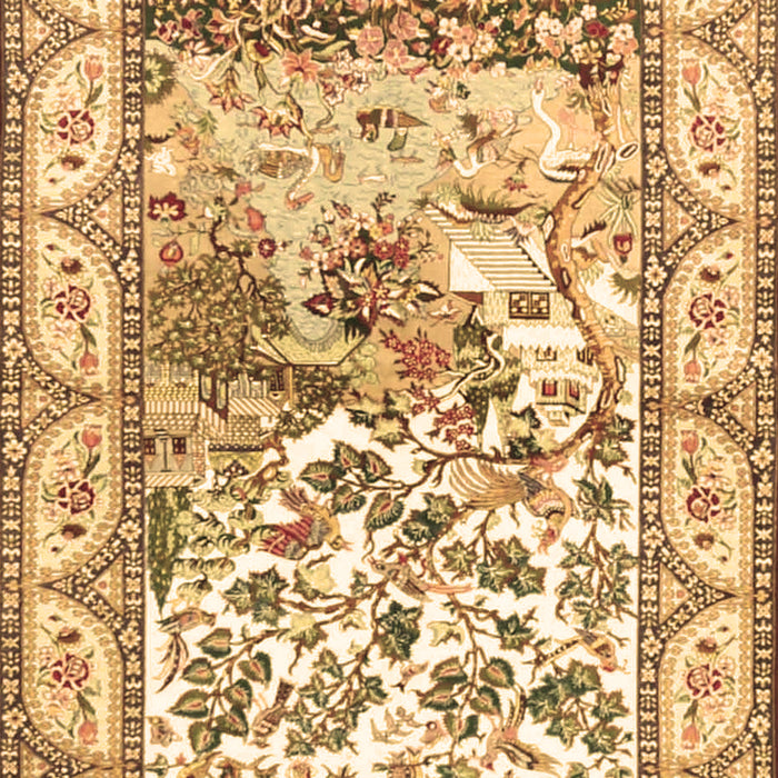 Animal Brown Traditional Rug, tr4686brn