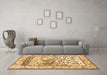 Machine Washable Animal Brown Traditional Rug in a Living Room,, wshtr4686brn