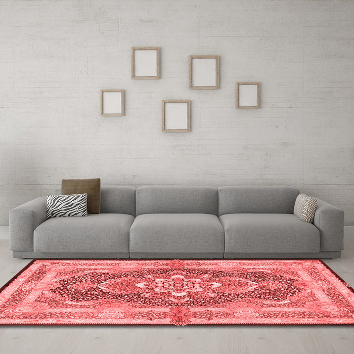 Traditional Red Washable Rugs