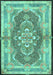 Persian Turquoise Traditional Rug, tr4687turq