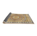 Sideview of Traditional Copper Brown Persian Rug, tr4688