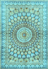 Persian Light Blue Traditional Rug, tr4688lblu