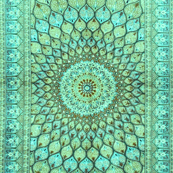 Persian Turquoise Traditional Rug, tr4688turq