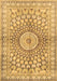 Machine Washable Persian Brown Traditional Rug, wshtr4688brn