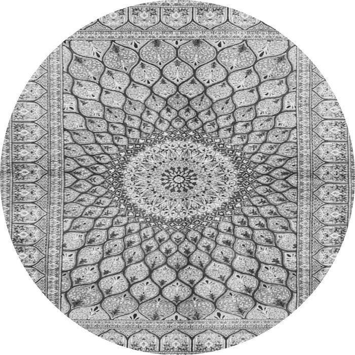 Square Persian Gray Traditional Rug, tr4688gry