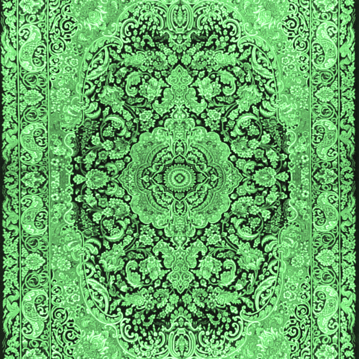 Persian Emerald Green Traditional Rug, tr4689emgrn