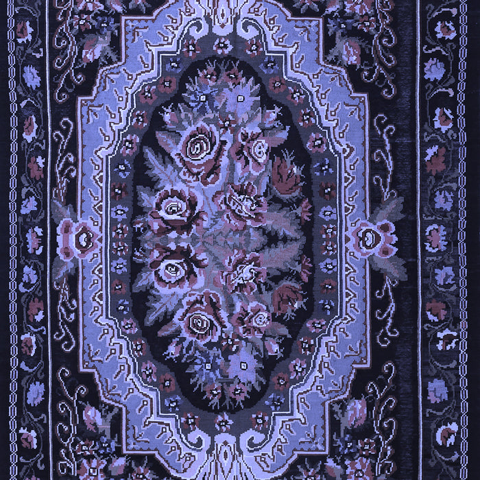 Medallion Blue French Rug, tr468blu