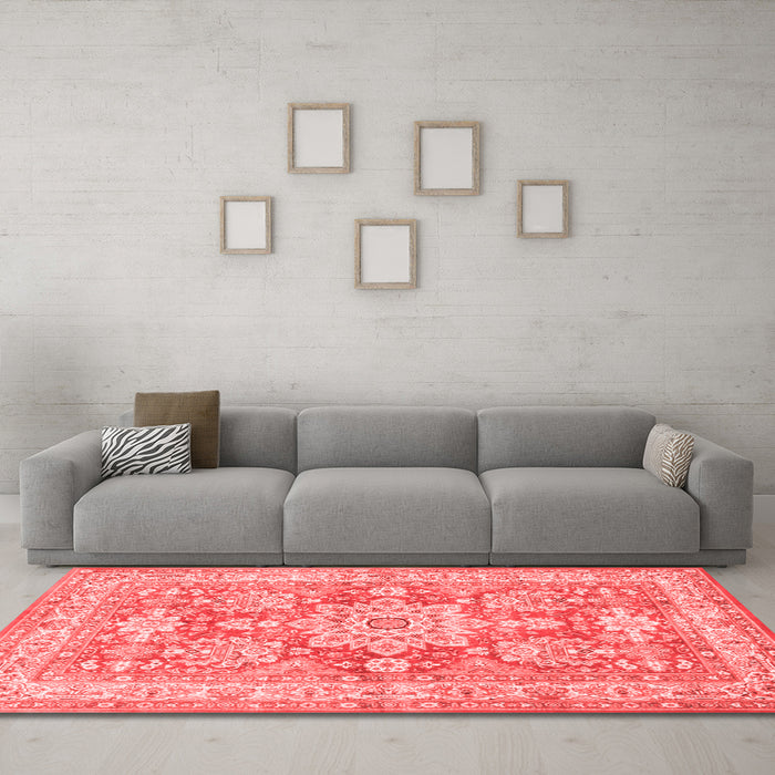Traditional Red Washable Rugs