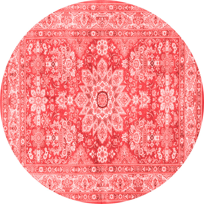 Medallion Red Traditional Rug, tr4690red