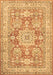 Medallion Brown Traditional Rug, tr4690brn