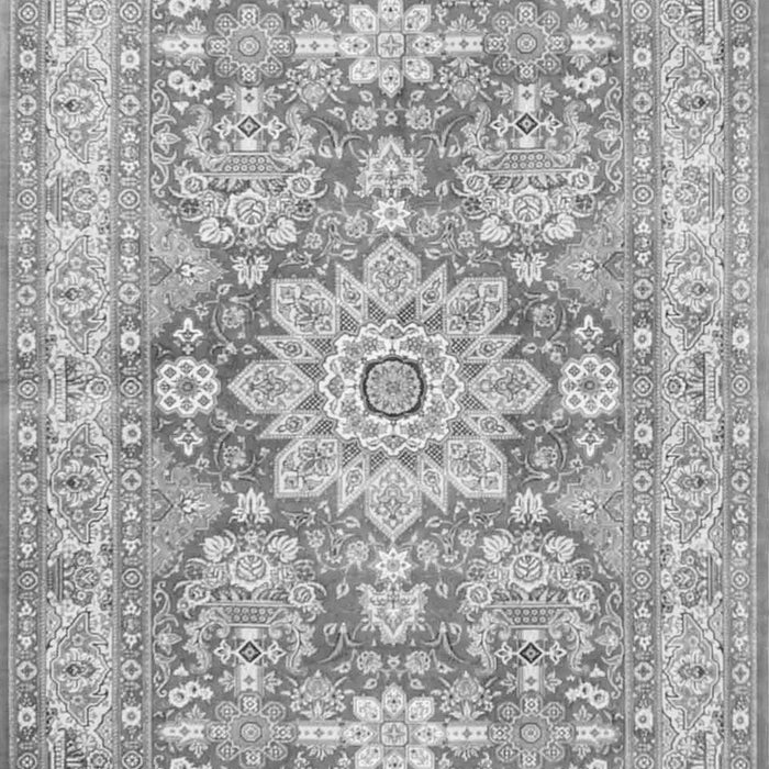 Medallion Gray Traditional Rug, tr4690gry