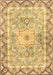 Medallion Brown Traditional Rug, tr4692brn