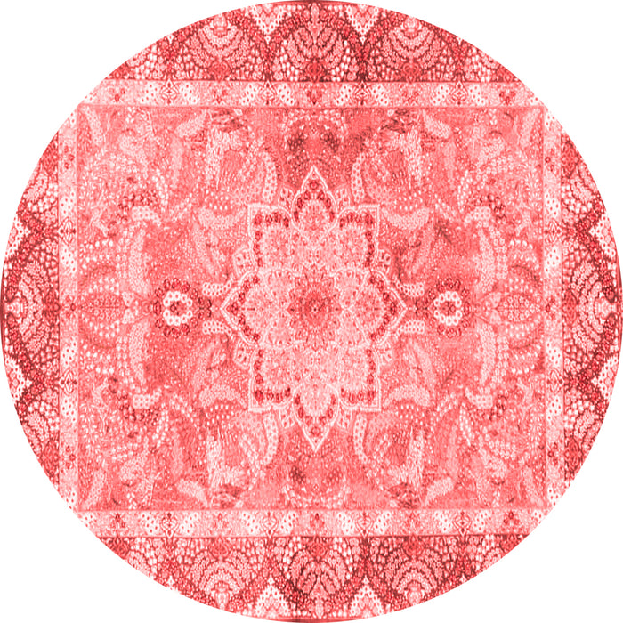 Medallion Red Traditional Rug, tr4692red