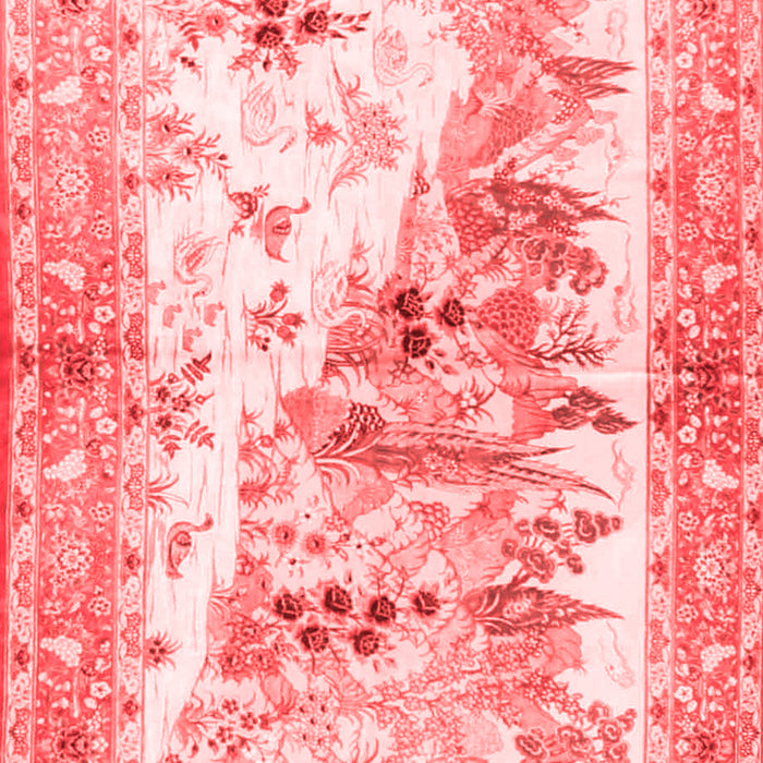 Animal Red Traditional Area Rugs