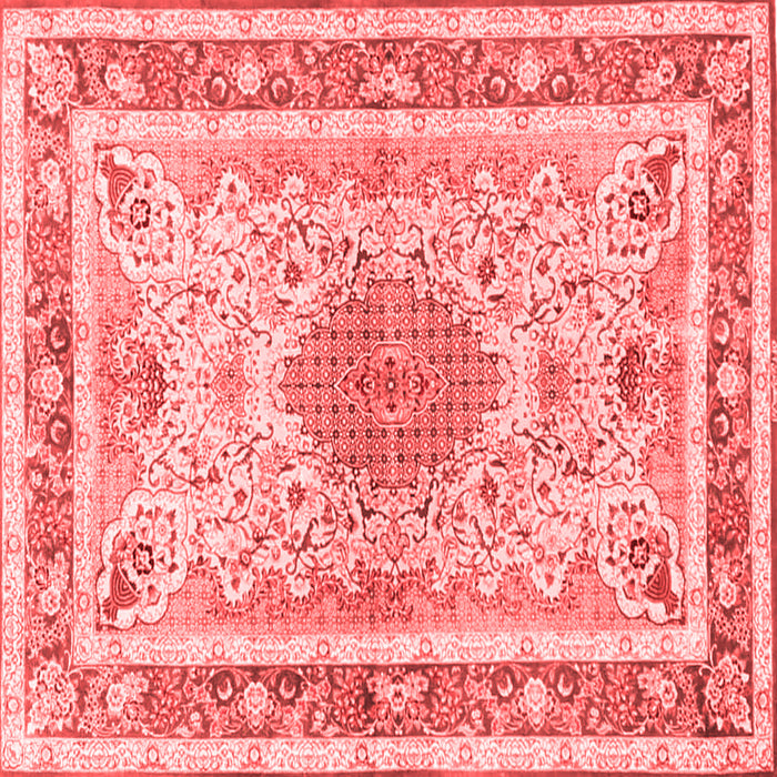 Medallion Red Traditional Rug, tr4694red