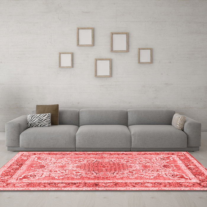 Traditional Red Washable Rugs