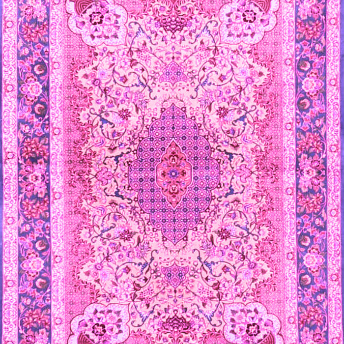 Medallion Pink Traditional Rug, tr4694pnk
