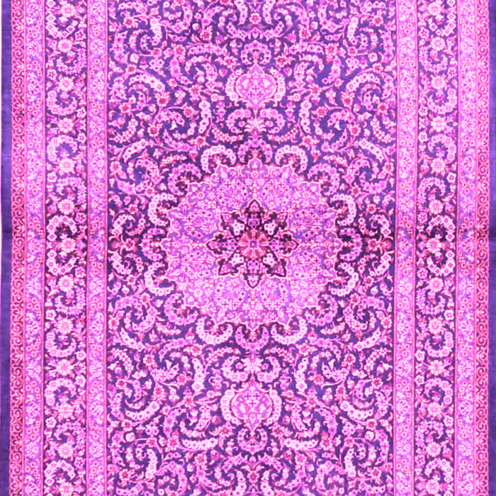 Medallion Pink Traditional Rug, tr4695pnk