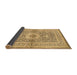 Sideview of Medallion Brown Traditional Rug, tr4695brn