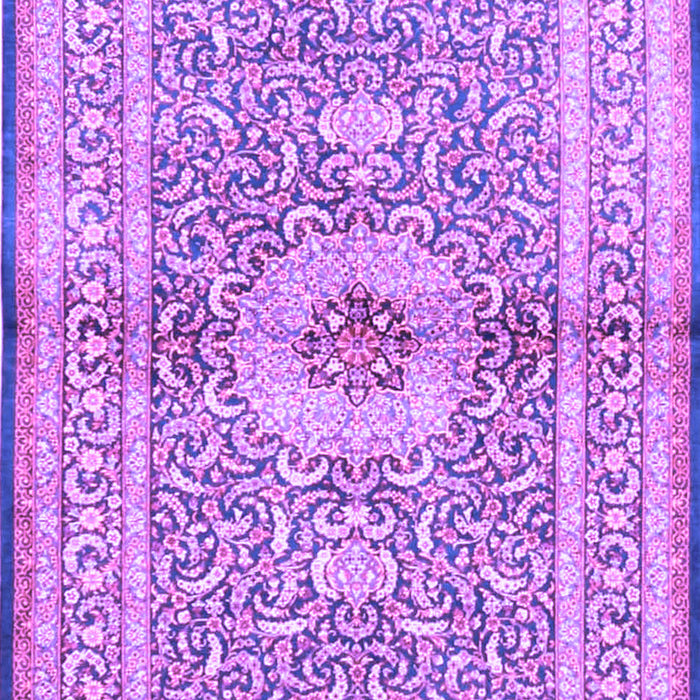 Medallion Purple Traditional Rug, tr4695pur