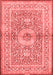 Medallion Red Traditional Area Rugs