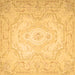 Square Persian Brown Traditional Rug, tr4696brn