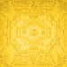 Square Persian Yellow Traditional Rug, tr4696yw