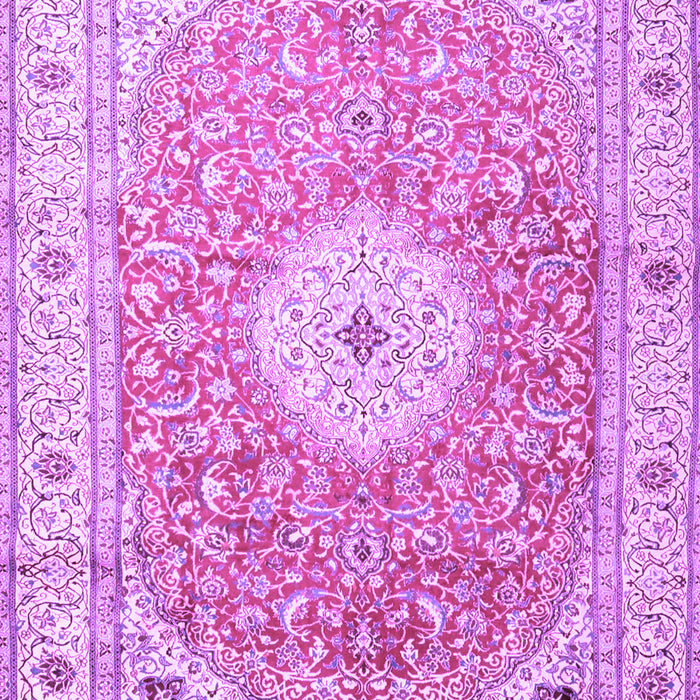 Medallion Purple Traditional Rug, tr4697pur